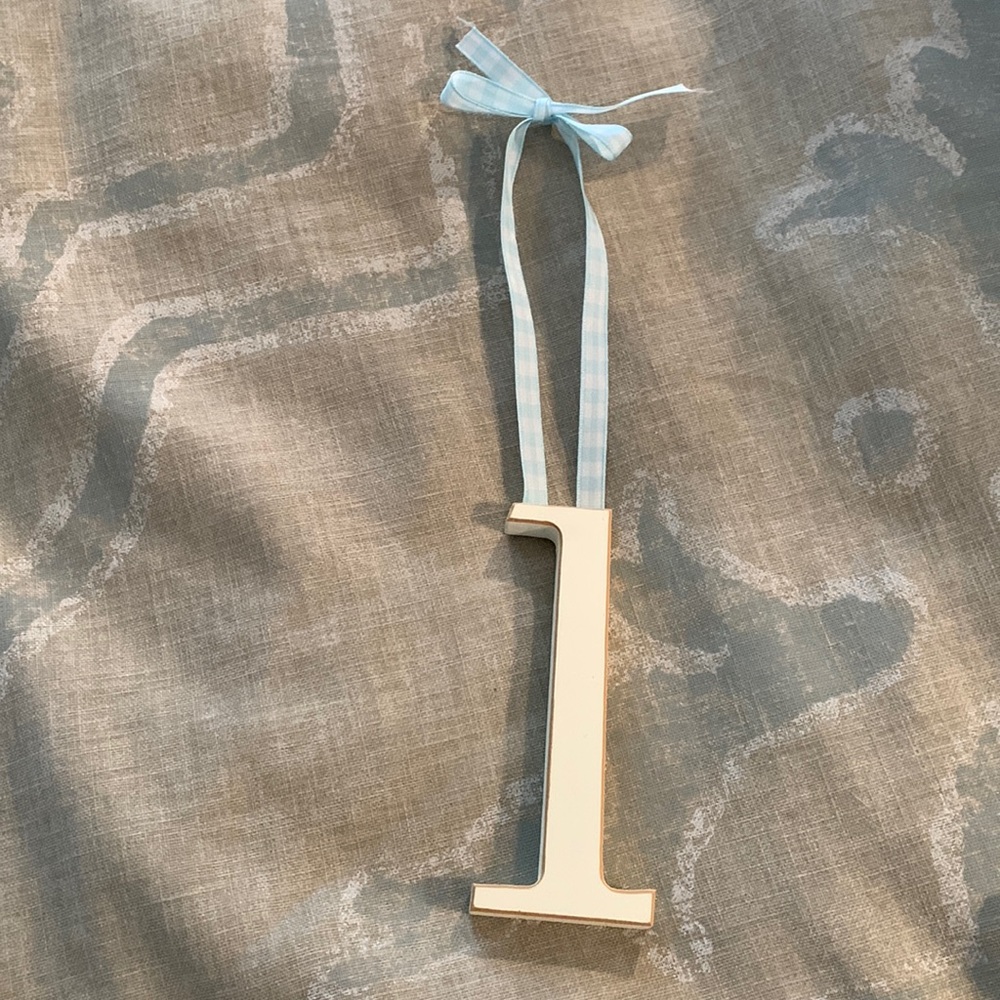 “L” wooden letter